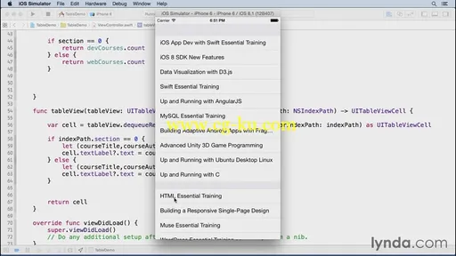 Lynda – iOS 8 App Development with Swift 1 Essential Training的图片3