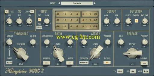 Klanghelm DC8C advanced compressor v2.3.0 Win/MacOSX的图片1