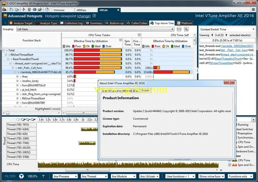 Intel VTune Amplifier XE 2016 update 2的图片2