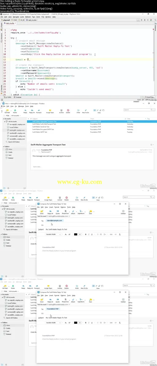Lynda – PHP Email with Swift Mailer的图片2