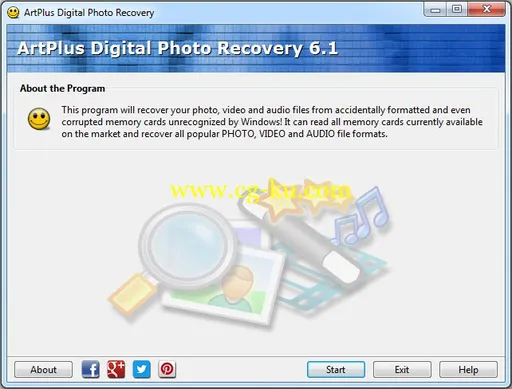 ArtPlus Digital Photo Recovery 6.1.0的图片1