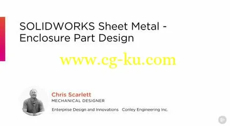 SOLIDWORKS Sheet Metal – Enclosure Part Design的图片1