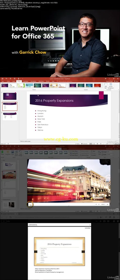 Lynda – Learn PowerPoint for Office 365的图片2