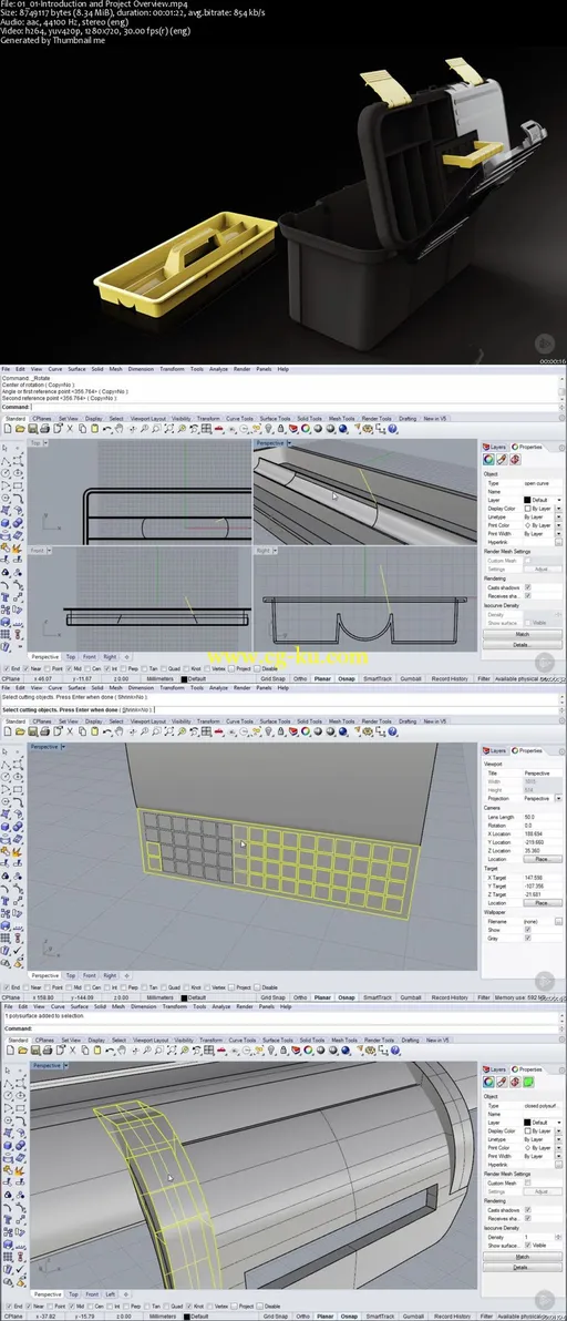 Creating and Joining Solid Geometry with Simple Tools in Rhino的图片2