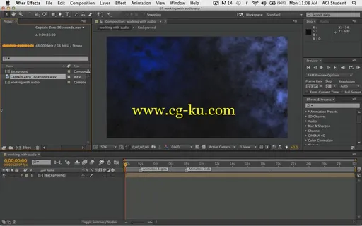 LearnNowOnline – After Effects CC, Part 3: Text, Audio and 3D的图片3