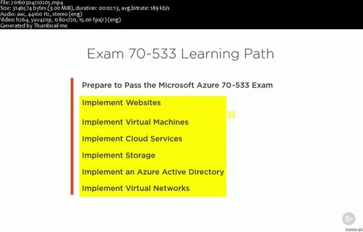 Preparing to Pass the Microsoft Azure 70-533 Exam的图片1