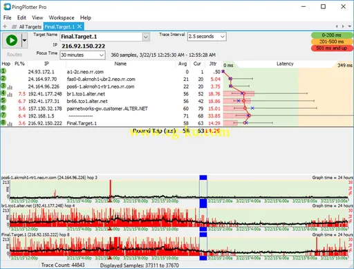 PingPlotter Pro 4.12.0的图片1