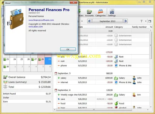 Personal Finances Pro 5.9.0.5114 + Portable的图片1