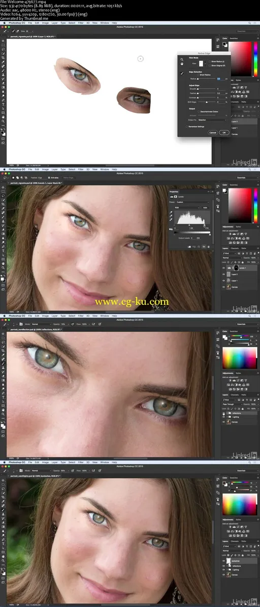 Lynda – Eye Enhancement for Portraiture with Photoshop的图片2