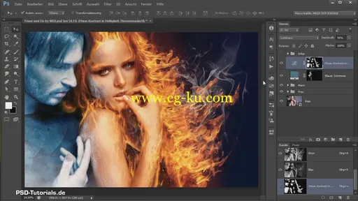 PSD Tutorials – Composings in Photoshop的图片2