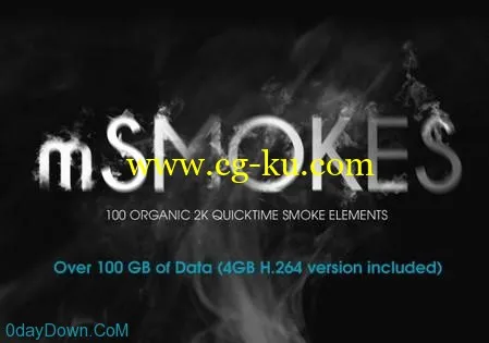 motionVFX – mSmokes: 100 Organic 2K Quicktime Smoke Elements的图片1