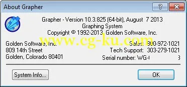 Golden Software Grapher 10.3.825的图片2