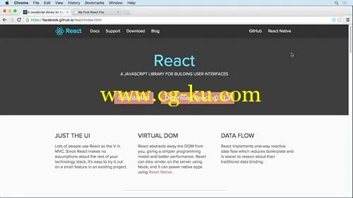 Lynda – Learn React.js: The Basics (2016)的图片1