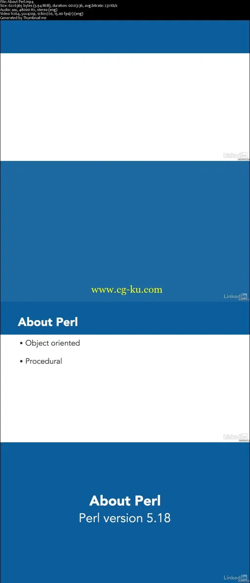 Perl 5 Essential Training的图片1