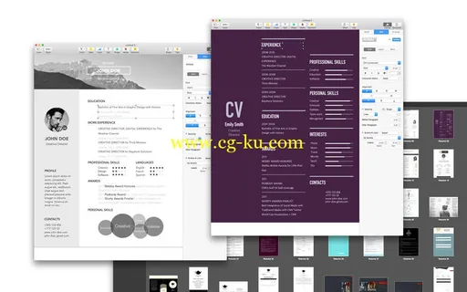 Resume Templates for Pages 2016 v2.2 MacOSX的图片1