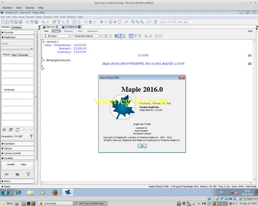 Maplesoft Maple 2016 x64的图片2