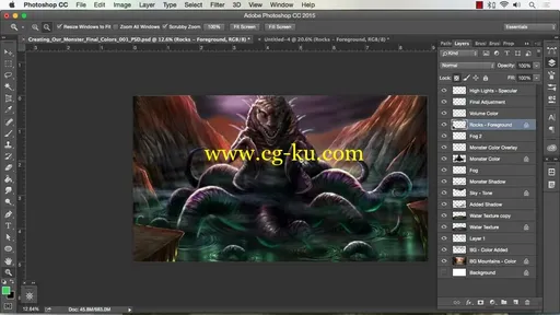 How to Create Monster Art in Adobe Photoshop的图片3