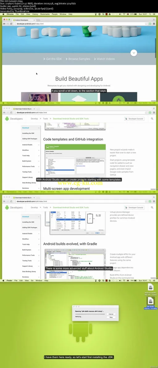 Android Studio Course. Build Apps. Android 6.0 Marshmallow的图片1