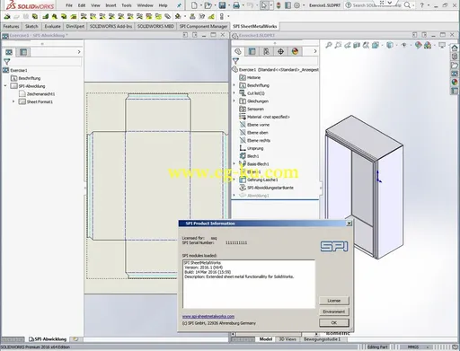 SPI SheetMetalWorks 2016.1的图片1