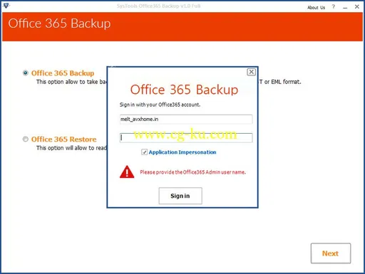 Office 365 Backup 1.0的图片1