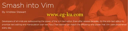 Smash into Vim with Andrew Stewart的图片1