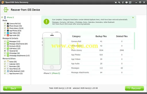 Tipard Studio iOS Data Recovery 8.1.6 for Windows Multilingual的图片1