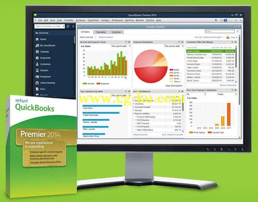 Intuit QuickBooks Premier Accountant Edition 2014的图片1