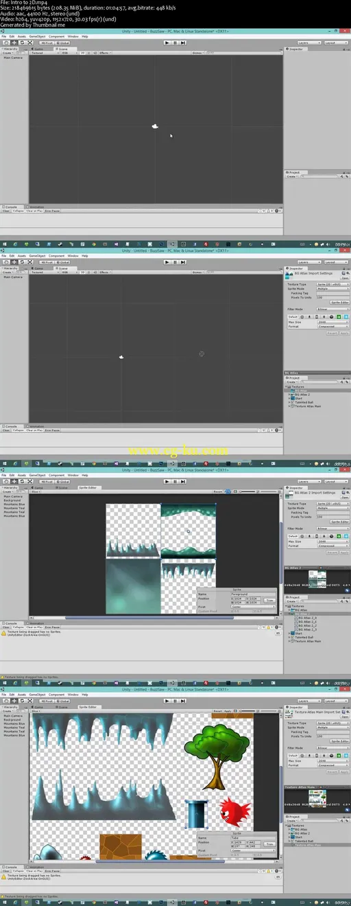 Creating a 2D Game in Unity 4.5的图片2