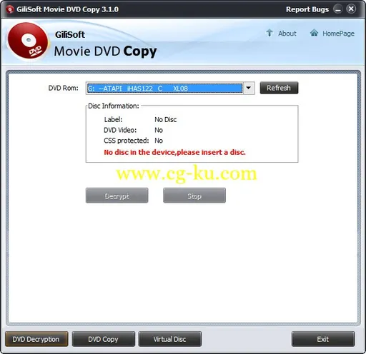 Gilisoft Movie DVD Copy 3.1.0的图片1