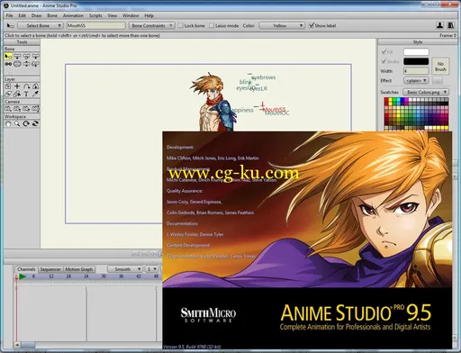 Smith Micro Anime Studio Pro 9.5 Build 9768的图片2