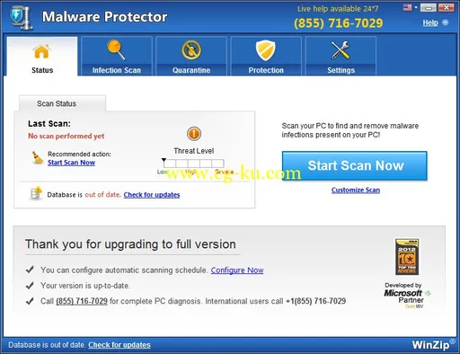 WinZip Malware Protector 2.1.1000.14260 Multilingual的图片1