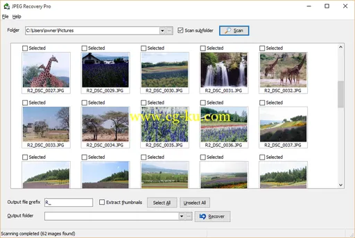 eWorld JPEG Recovery Pro 6.1的图片1