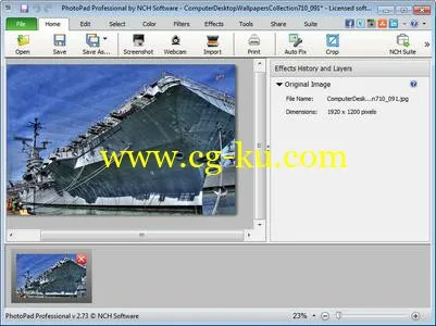 NCH PhotoPad Image Editor Professional 3.00的图片1