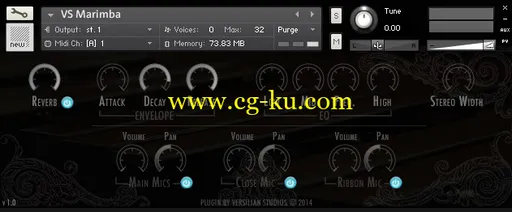 Versilian Studios Marimba KONTAKT VST AU的图片1