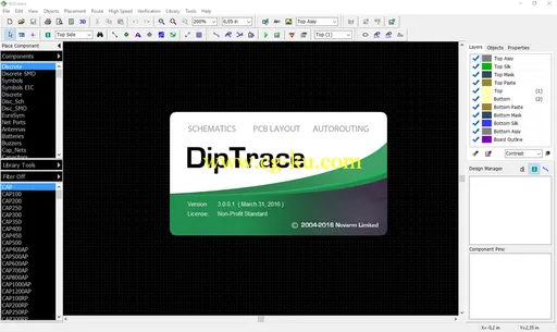 DipTrace 3.0 MacOsx + 3D Library的图片2