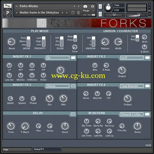 Particle Sound Forks KONTAKT的图片1