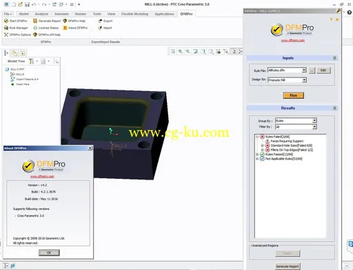 Geometric DFMPro 4.2.1.3676 for Creo Parametric的图片3