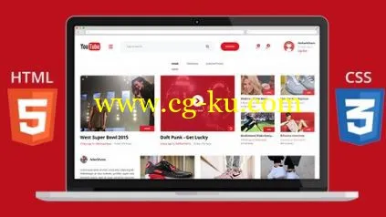 HTML5 & CSS3: Build a Modern Youtube Homepage From Scratch的图片1