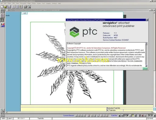 PTC Arbortext Advanced Print Publisher 11.1 M100的图片2