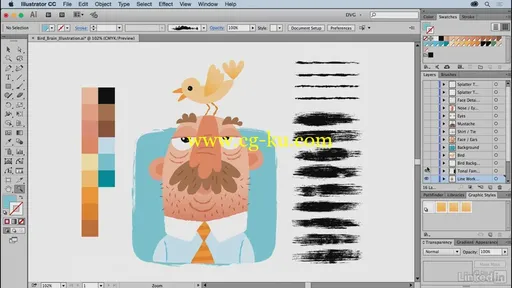 Lynda – Drawing Vector Graphics: Painting with Vectors (2016)的图片2