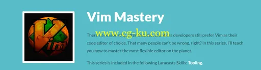 Laracasts – Vim Mastery (2016)的图片1