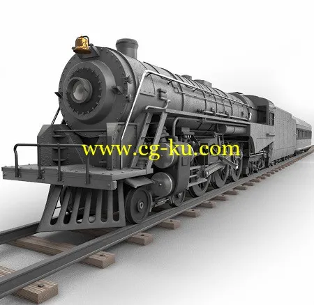 TurboSquid – Berkshire Steam Locomotive的图片1