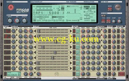 PSPaudioware PSP 608 MultiDelay 1.7.0 Win/Mac的图片1