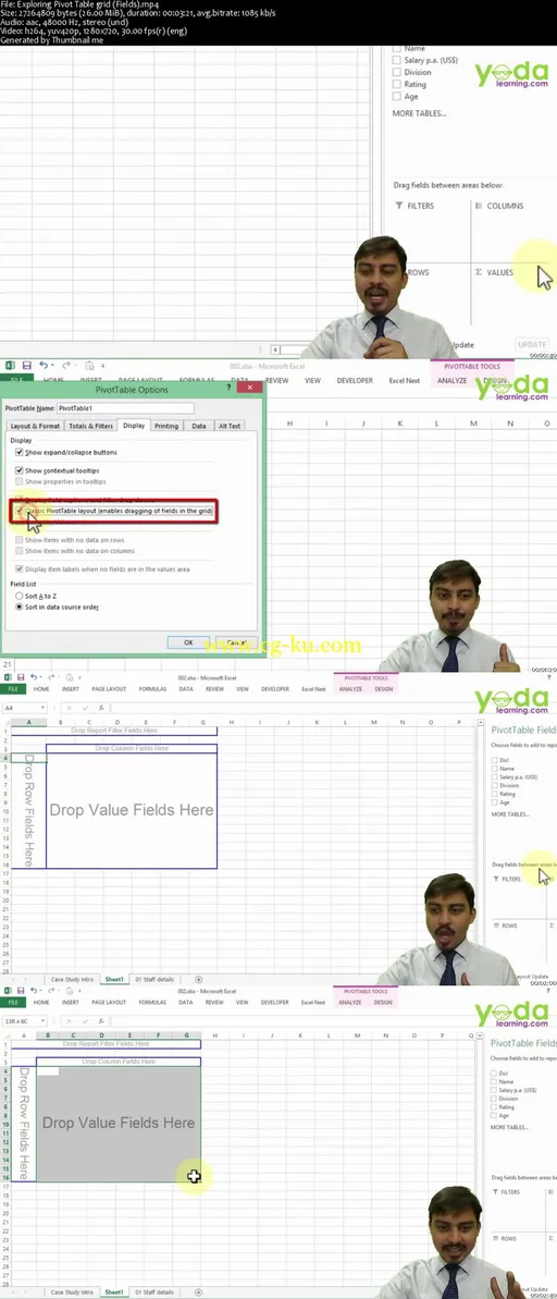 Excel Pivot Table: Grouping, Calcs, Slicer, Sparklines的图片2