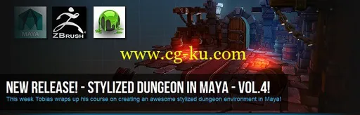 3DMotive – Stylized Dungeon In Maya Volume 4的图片1