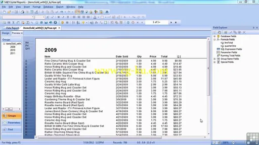 Infinite Skills – Advanced Crystal Reports 2011 Training Video的图片3