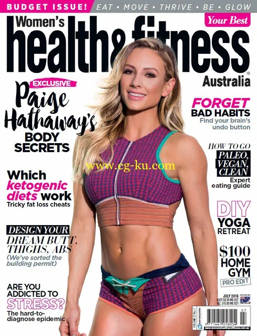 Women’s Health and Fitness Australia – July 2016-P2P的图片1