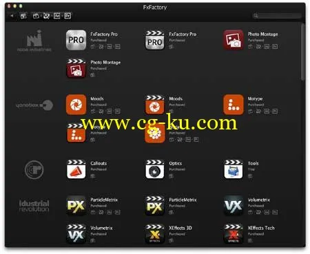 FxFactory 4.0.5 build 3806 (MacOSX/2013)影片后期视觉特效处理包的图片1