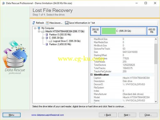 Data Rescue Professional 3.8.0.300的图片1