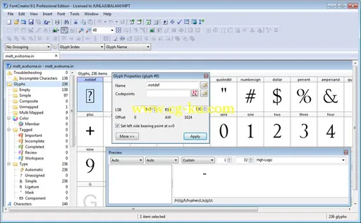 High-Logic FontCreator Professional Edition 10.1.0.2272的图片1